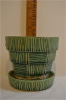 McCoy Basket weave planter