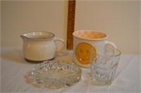 Misc. lot - Mug, glass, & Pfaltzgraf pitcher