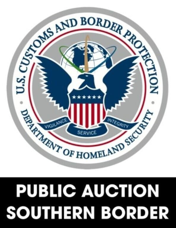 U.S. Customs & Border Protection online auction 3/26/2024