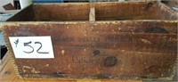 Antique Black Pellet Powder Wood Box