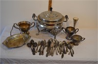Silver/Metal lot - silverware and others