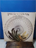 Presentations crystal collection 14 inch platter