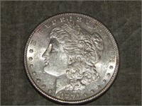 1891 S Morgan 90% SILVER Dollar UNC but U grade