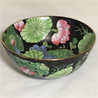 Vintage Chinese Porcelain Hand Painted Bowl 6"