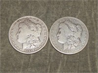 1888 O & 1889 O Morgan 90% SILVER Dollars