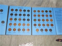 37 Indian Head Cents in a book