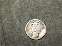 1921 Mercury 90% Silver Dime KEY DATE
