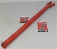 Universal hitch extension and celling hooks.