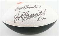 Joe Nameth Autographed sponge football with