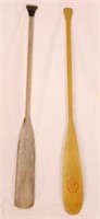PAIR OF MADE IN CANADA WOODEN OARS