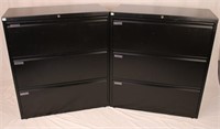 TWO METAL OFFICE FILING CABINETS
