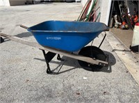Wolverine products blue wheelbarrow used