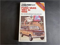 Chilton Ford Vans Repair Manual