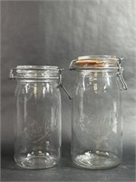 Made in France Glass Storage Jars