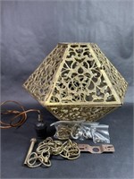 Brass Arabesque Hanging Lamp