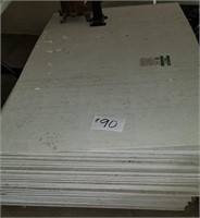 40 Panels of Sheetrock 60 X 36-2nd Floor