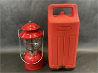 Vintage Red Coleman Model 200a 66 Lantern
