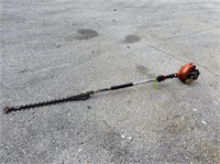 Echo SHC-2620S gas powered hedge trimmer used