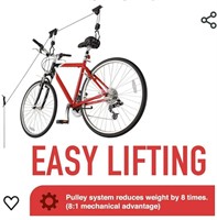 Bike Storage Racor Garage Pulley Lift