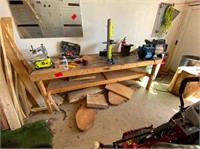 Would workshop bench about 8 feet long no contents