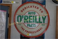 LARGE O'REILLY AUTO PARTS ADVERTISING SIGN 3'