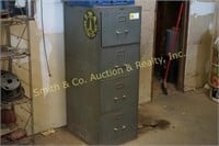 ANDERSON HICKEY CO 4 DRAWER METAL FILE CABINET