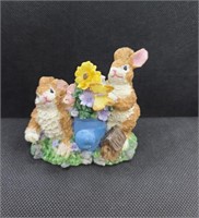 Spring Bunny Resin Figurine