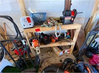 Approximately 5 foot long workshop bench
