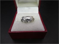 Silver Tone Ring Size 6