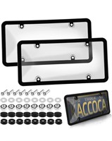 New Clear License Plate Covers Unbreakable