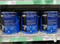 3 Black Jack Roll Roofing Adhesive-3.6 qt ea