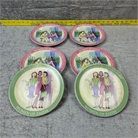 6 Ceramic Plates Women of Faith 'Girlfriend Cafe'