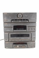 PIONEER XR J11M 6 DISC CD AND TAPE DECK