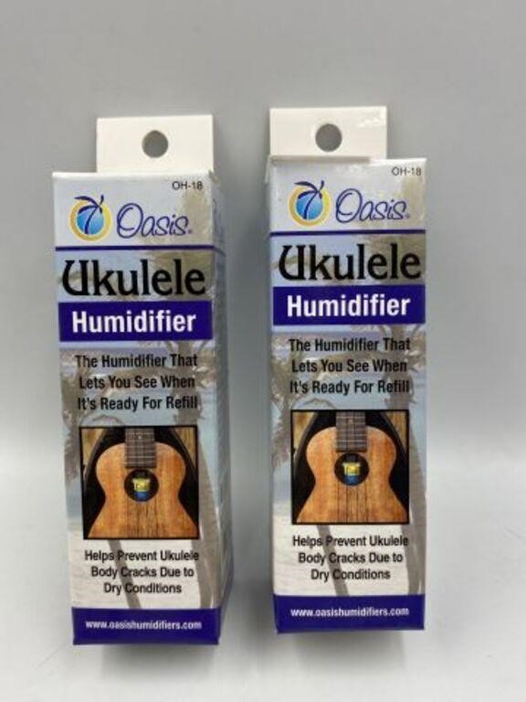 (2) OASIS OH-18 UKULELE HUMIDIFIER