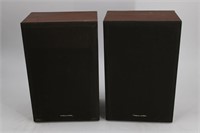 TWO REALISTIC BRAND STEREO SPEAKERS