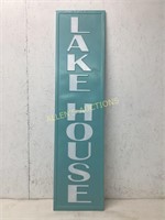 "LAKE HOUSE" SIGN METAL