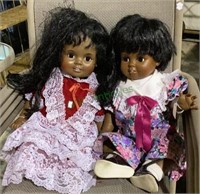 Vintage Chrissy and Velvet dolls w/hair grows 1098