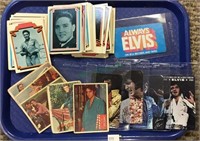 Elvis Presley lot of assorted trading cards.  1098