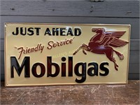 METAL MOBILGAS SIGN