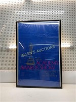 FRAMED 40TH  ACADEMY AWARDS SHOW POSTER