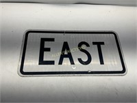 EAST METAL SIGN