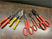 5 PAIRS OF SNIPS