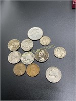 SILVER NICKELS   LIBERTY DIMES   BUFFALO NICKEL