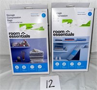 Compression Bags Combo Clear - Room Essentials TWO