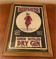 L - BEEFEATER DRY GIN BAR MIRROR (L294)
