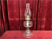 Pressed Glass 18.5" Oil Lamp