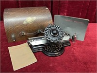 1901 Lambert Typewriter w/ Original Case