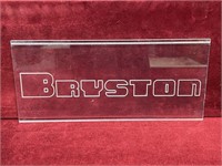 Bryston Acrylic Advertising Panel - 14.5" x 6.75"