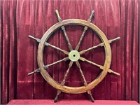 47" Ships Wheel w/ Brass Hub