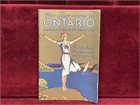 Rare 1931 Ontario Tourism Guide
